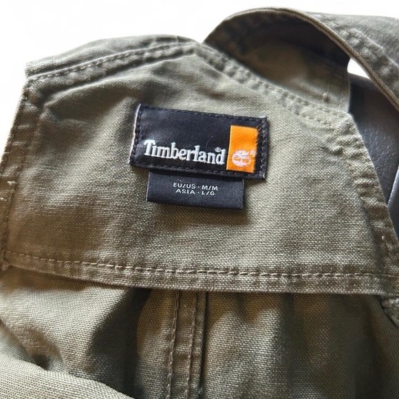 Timberland Green Overalls Durable‎ Cotton Workwear - Picture 4 of 4